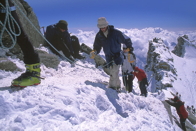 Near the top of Gran Paradiso