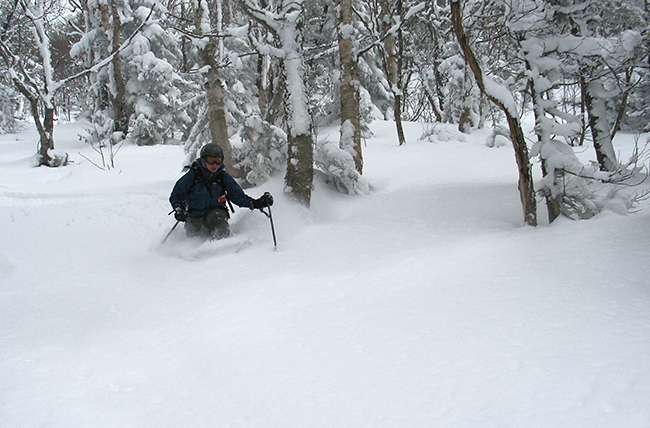 Skiing on Mt. Mansfield, VT