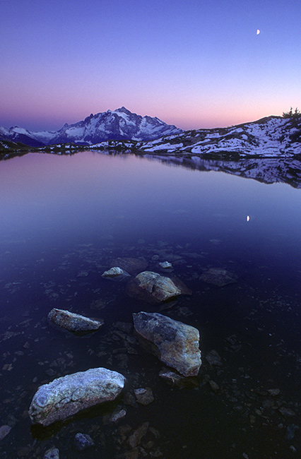 Mt. Shuksan at dusk