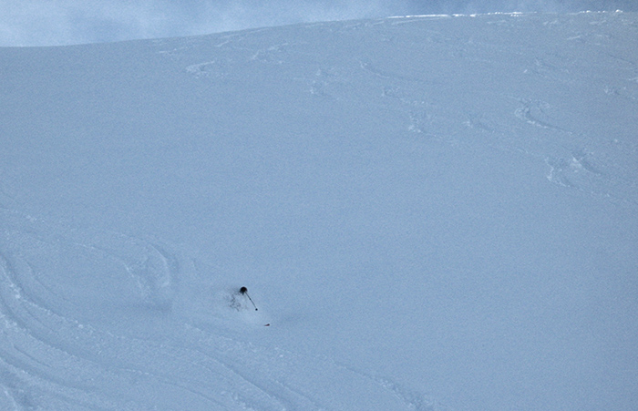 Skiing at Teton Pass